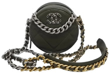 画像をギャラリービューアに読み込む, 新品未使用 CHANEL シャネル CHANEL19 ラウンドクラッチ チェーンショルダーバッグ AP0945 ランダム番台 ココマーク ラムスキン 中古 4b010051