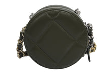 画像をギャラリービューアに読み込む, 新品未使用 CHANEL シャネル CHANEL19 ラウンドクラッチ チェーンショルダーバッグ AP0945 ランダム番台 ココマーク ラムスキン 中古 4b010051