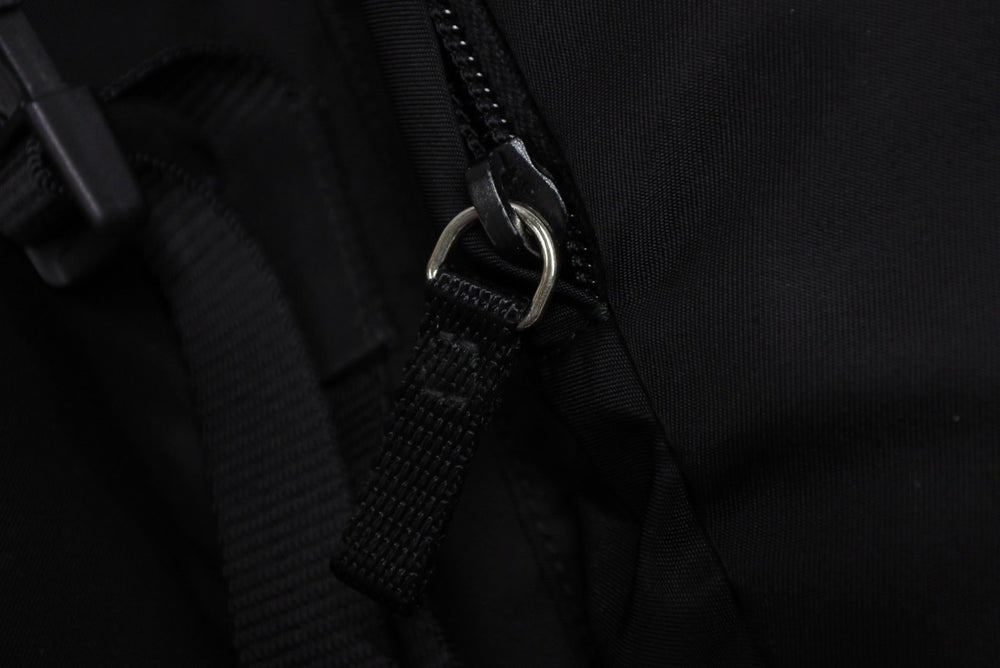 Very good condition PRADA Re-Nylon backpack 2VZ135 black silver metal fittings used 4b010055