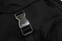 画像をギャラリービューアに読み込む, 極美品 PRADA プラダ Re-Nylon リナイロン バックパック リュック 2VZ135 ブラック シルバー金具 中古 4b010055