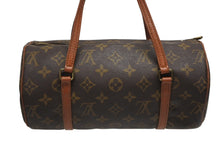 画像をギャラリービューアに読み込む, LOUIS VUITTON ルイヴィトン パピヨン26 ハンドバッグ M51386 モノグラム キャンバス PVC レザー ブラウン ゴールド金具 美品 中古 4b010059