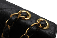 画像をギャラリービューアに読み込む, 極美品 CHANEL シャネル デカマトラッセ30 Sフラップ Wチェーンショルダーバッグ 7番台 ココマーク キャビアスキン ゴールド金具 中古 4b010062