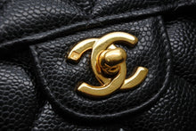 画像をギャラリービューアに読み込む, 極美品 CHANEL シャネル デカマトラッセ30 Sフラップ Wチェーンショルダーバッグ 7番台 ココマーク キャビアスキン ゴールド金具 中古 4b010062