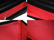 画像をギャラリービューアに読み込む, 極美品 CHANEL シャネル カンボンライン チェーンショルダーウォレット 16番台 ココマーク カーフスキン パテントレザー ブラック 中古 4b010063