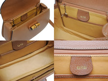 画像をギャラリービューアに読み込む, 極美品 GUCCI グッチ バンブー 2WAYバッグ ハンドバッグ ショルダーバッグ 000 2113 0188 レザー ブラウン ゴールド金具 中古 4b010064