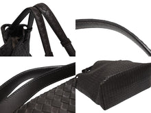 画像をギャラリービューアに読み込む, BOTTEGA VENETA ボッテガヴェネタ ホーボー イントレチャート ハンドバッグ B00231839C ブラウン 美品 中古 4b010070