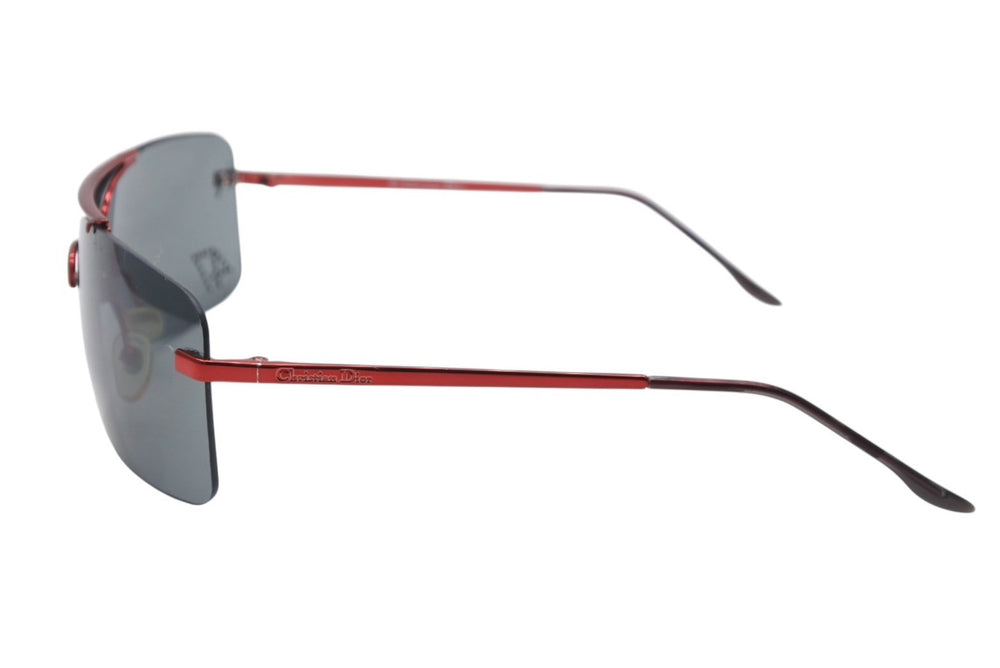 CHRISTIAN DIOR Christian Dior Sunglasses 47 Rhinestone 34D Metal Metal Red Hardware Good Condition Used 4b010071