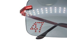 画像をギャラリービューアに読み込む, CHRISTIAN DIOR クリスチャンディオール サングラス 47 ラインストーン 34D メタル メタルレッド金具 美品 中古 4b010071