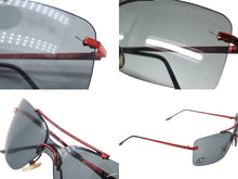 画像をギャラリービューアに読み込む, CHRISTIAN DIOR クリスチャンディオール サングラス 47 ラインストーン 34D メタル メタルレッド金具 美品 中古 4b010071