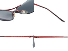 画像をギャラリービューアに読み込む, CHRISTIAN DIOR クリスチャンディオール サングラス 47 ラインストーン 34D メタル メタルレッド金具 美品 中古 4b010071