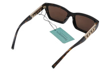 画像をギャラリービューアに読み込む, 新品未使用 TIFFANY &amp; Co ティファニー トゥルー サングラス OTF4213F ブラック ブルー ゴールド金具 サイズ54◻︎18◻︎ 中古 4b010074