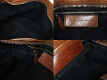 画像をギャラリービューアに読み込む, BALENCIAGA バレンシアガ ジャイアントシティ ハンドバッグ 2WAY ブラウン レザー 204529 シルバー金具 良品 中古 4b010077