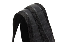 Load image into Gallery viewer, YVES SAINT LAURENT イヴサンローラン トートバック ハンドバッグ キャンバス ネイビー シルバー 美品 中古 4b010080