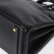 Load image into Gallery viewer, 極美品 エルメス HERMES オータクロア 32 ハンドバッグ ボックスカーフ 黒 ブラック ゴールド金具 レディース □H刻印 中古 4b013545