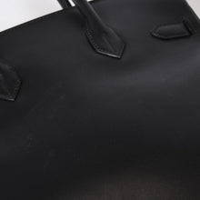 Load image into Gallery viewer, 極美品 エルメス HERMES オータクロア 32 ハンドバッグ ボックスカーフ 黒 ブラック ゴールド金具 レディース □H刻印 中古 4b013545