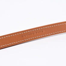 Load image into Gallery viewer, 極美品 GOYARD ゴヤール リード ペット用品 ペットグッズ ブラウン ブラック PVC レザー ヘリンボーン シルバー金具 中古 4b011807
