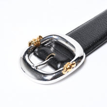 Load image into Gallery viewer, 激レア 新品同様 CHROME HEARTS クロムハーツ ガンスリンガー ベルト 350g K18 22K ブラック レザー 小物 サイズ38 中古 4b013584