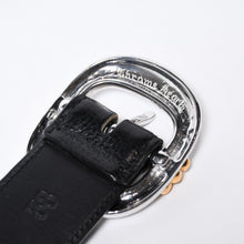 Load image into Gallery viewer, 激レア 新品同様 CHROME HEARTS クロムハーツ ガンスリンガー ベルト 350g K18 22K ブラック レザー 小物 サイズ38 中古 4b013584