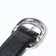 Load image into Gallery viewer, 激レア 新品同様 CHROME HEARTS クロムハーツ ガンスリンガー ベルト 350g K18 22K ブラック レザー 小物 サイズ38 中古 4b013584