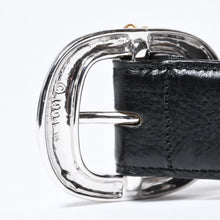 Load image into Gallery viewer, 激レア 新品同様 CHROME HEARTS クロムハーツ ガンスリンガー ベルト 350g K18 22K ブラック レザー 小物 サイズ38 中古 4b013584