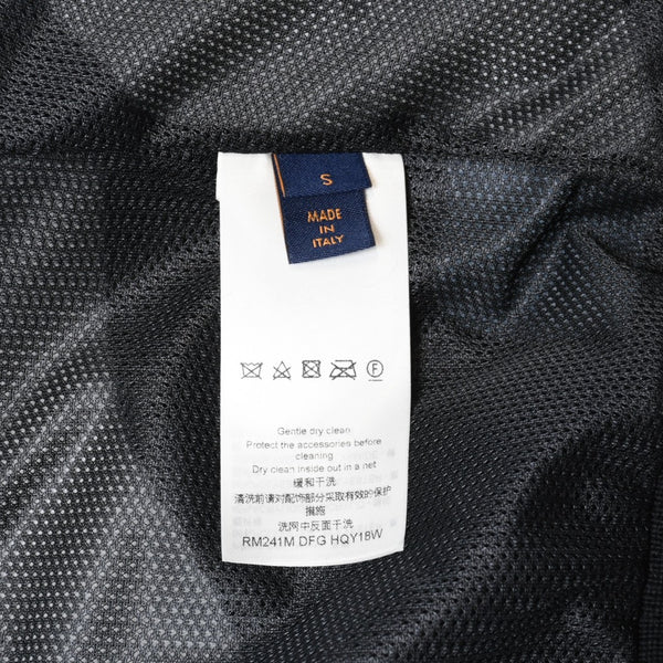極美品 LOUIS VUITTON ルイヴィトン 24SS LVロゴフリース ブルゾン マルチカラー RM241 DFG HQY18W ポリエステル アクリル サイズS 中古 4b013478