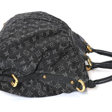 Load image into Gallery viewer, LOUIS VUITTON ルイヴィトン ネオカヴィ GM ハンドバッグ M95352 モノグラムデニム ブラック レザー ゴールド金具 美品 中古 4b013520