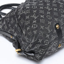 Load image into Gallery viewer, LOUIS VUITTON ルイヴィトン ネオカヴィ GM ハンドバッグ M95352 モノグラムデニム ブラック レザー ゴールド金具 美品 中古 4b013520