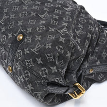 Load image into Gallery viewer, LOUIS VUITTON ルイヴィトン ネオカヴィ GM ハンドバッグ M95352 モノグラムデニム ブラック レザー ゴールド金具 美品 中古 4b013520