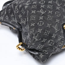 Load image into Gallery viewer, LOUIS VUITTON ルイヴィトン ネオカヴィ GM ハンドバッグ M95352 モノグラムデニム ブラック レザー ゴールド金具 美品 中古 4b013520