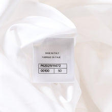 Load image into Gallery viewer, CHANEL シャネル 長袖シャツ ブラウス P62021V11472 サイズ50 ココマーク コットン ホワイト ゴールド 美品 中古 4b012778