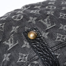 Load image into Gallery viewer, LOUIS VUITTON ルイヴィトン ネオカヴィ GM ハンドバッグ M95352 モノグラムデニム ブラック レザー ゴールド金具 美品 中古 4b013520