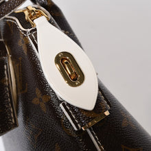 Load image into Gallery viewer, 極美品 LOUIS VUITTON ルイヴィトン シャイニーモノグラム ロックイットBB ハンドバッグ M40599 ブラウン PVC レザー ゴールド金具 中古 4b013469