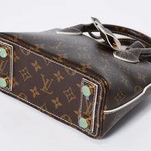 Load image into Gallery viewer, 極美品 LOUIS VUITTON ルイヴィトン シャイニーモノグラム ロックイットBB ハンドバッグ M40599 ブラウン PVC レザー ゴールド金具 中古 4b013469