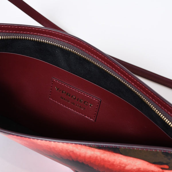 極美品 Y/PROJECT Jean Paul GAULTIER ジャンポールゴルチェ ワイ・プロジェクト ローズ柄 ワイヤーバッグ 中古 4b013455