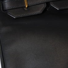Load image into Gallery viewer, 極美品 エルメス HERMES オータクロア 32 ハンドバッグ ボックスカーフ 黒 ブラック ゴールド金具 レディース □H刻印 中古 4b013545
