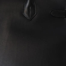 Load image into Gallery viewer, 極美品 エルメス HERMES オータクロア 32 ハンドバッグ ボックスカーフ 黒 ブラック ゴールド金具 レディース □H刻印 中古 4b013545