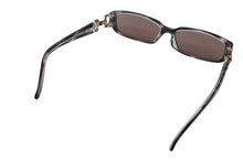 画像をギャラリービューアに読み込む, 極美品 GUCCI グッチ サングラス アイウェア GG-9053J イタリア製 アセテート ブラック グレー クリア ゴールド金具 中古 4b010091