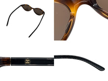 画像をギャラリービューアに読み込む, 新品未使用 CHANEL シャネル サングラス アイウェア 5001 c.533/93 サイズ50◻︎15 130 ココマーク 鼈甲カラー 中古 4b010093