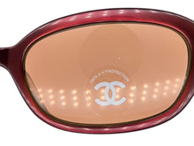 画像をギャラリービューアに読み込む, 新品未使用 CHANEL シャネル サングラス アイウェア 5002 c.529/62 サイズ50◻︎17 130 ココマーク 玉虫カラー 中古 4b010094