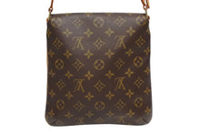 画像をギャラリービューアに読み込む, LOUIS VUITTON ルイヴィトン モノグラム ミュゼットサルサ ショルダーバッグ M51258 ブラウン PVC ヌメ革 ゴールド金具 美品 中古 4b010110