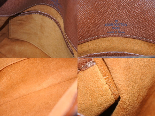 LOUIS VUITTON ルイヴィトン モノグラム ミュゼットサルサ ショルダーバッグ M51258 ブラウン PVC ヌメ革 ゴールド金具 美品 中古 4b010110