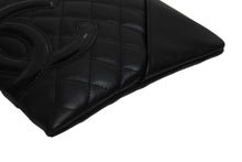 画像をギャラリービューアに読み込む, 極美品 CHANEL シャネル カンボンライン ショルダーバッグ A25178 10番台 ココマーク カーフスキン パテントレザー ブラック 中古 4b010111