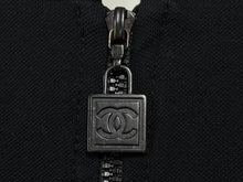 画像をギャラリービューアに読み込む, CHANEL シャネル スポーツライン ジップアップフーディー パーカー P30779K00443 サイズ38 ココマーク ブラック 美品 中古 4b010117