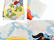 画像をギャラリービューアに読み込む, Christian Dior クリスチャンディオール 半袖Tシャツ 2P12155023 サイズ38 ホワイト マルチカラー カートゥーン ガリアーノ期 美品 中古 4b010118