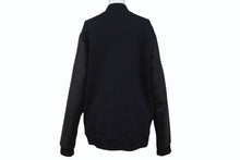 画像をギャラリービューアに読み込む, CHROME HEARTS クロムハーツ JKT GRP NOT BOMBER バーシティジャケット スタジャン サイズM CHレザーパッチ 美品 中古 4b010119