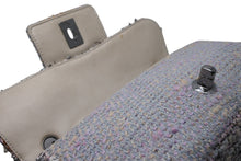 画像をギャラリービューアに読み込む, CHANEL シャネル Sフラップ Wチェーンショルダーバッグ 9番台 ココマーク ツイード レザー マルチカラー シルバー金具 美品 中古 4b010126