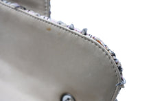 画像をギャラリービューアに読み込む, CHANEL シャネル Sフラップ Wチェーンショルダーバッグ 9番台 ココマーク ツイード レザー マルチカラー シルバー金具 美品 中古 4b010126