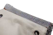 画像をギャラリービューアに読み込む, CHANEL シャネル Sフラップ Wチェーンショルダーバッグ 9番台 ココマーク ツイード レザー マルチカラー シルバー金具 美品 中古 4b010126