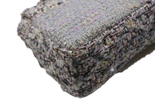 画像をギャラリービューアに読み込む, CHANEL シャネル Sフラップ Wチェーンショルダーバッグ 9番台 ココマーク ツイード レザー マルチカラー シルバー金具 美品 中古 4b010126