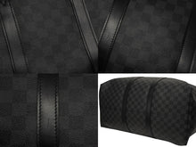 画像をギャラリービューアに読み込む, 極美品 LOUIS VUITTON ルイヴィトン Avenue 50 Damier アヴェニュー ボストンバッグ N41041 ダミエグラフィット ブラック 中古 4b010127